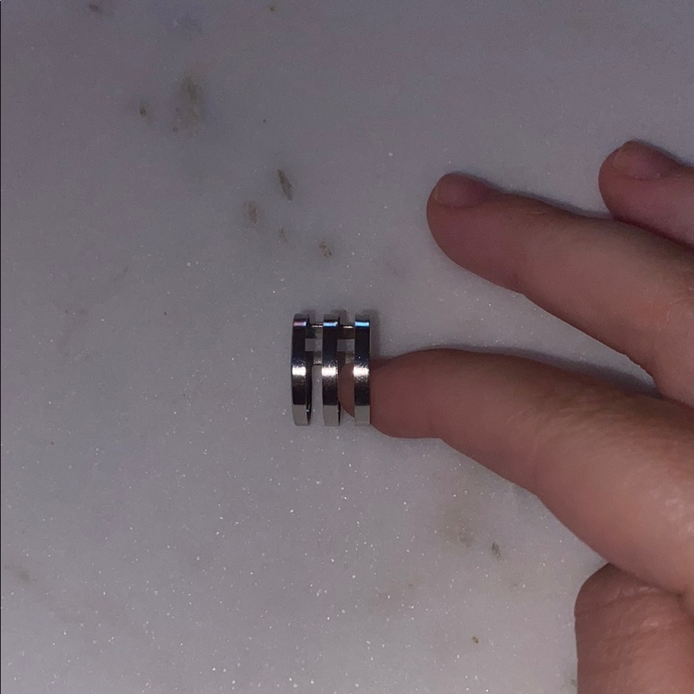 Silver Adjustable Ring - Picture 2 of 2